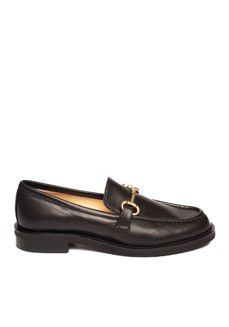 Black leather loafer FRANCO RUSSO | 8002NAPPA-NERO